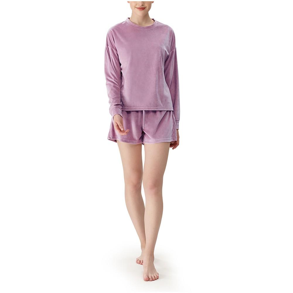 Women's Baby Fleece Lounge Set, Set of 2商品第1张图片规格展示