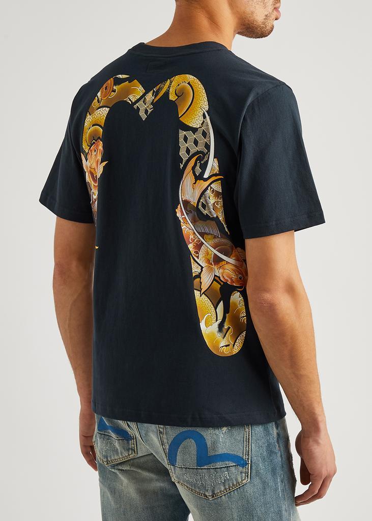 商品Evisu|Printed cotton T-shirt,价格¥1030,第5张图片详细描述