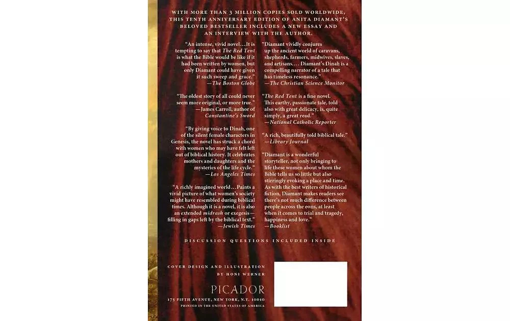 商品Barnes & Noble|The Red Tent - 20th Anniversary Edition- A Novel by Anita Diamant,价格¥141,第4张图片详细描述