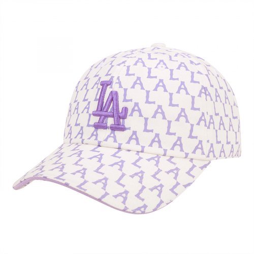 商品MLB|【享贝家】MLB（国内现货） Monogram系列棒球帽 男女同款 紫色 32CPFA111-07V-FREE  G-LY,价格¥161,第1张图片