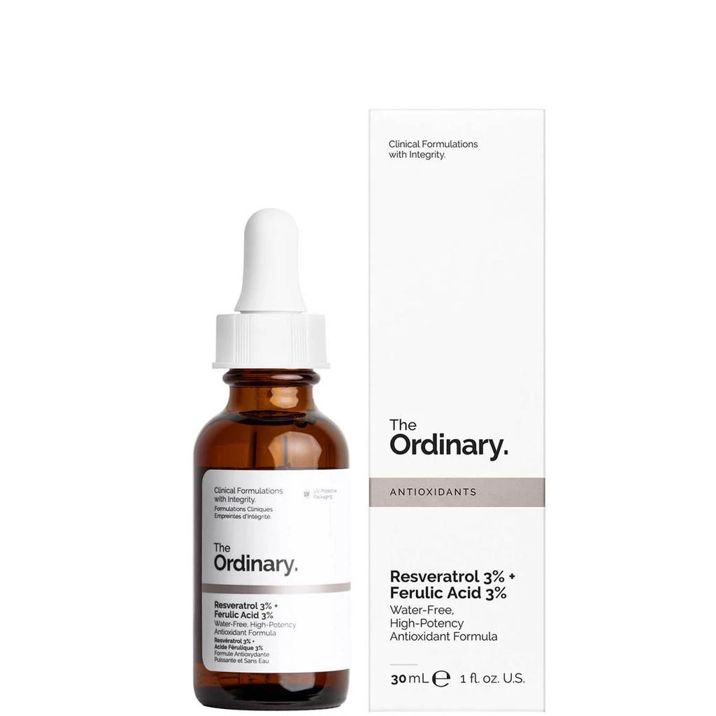 商品The Ordinary|The Ordinary Resveratrol Serum 3% + Ferulic Acid 3% 30ml,价格¥85,第1张图片