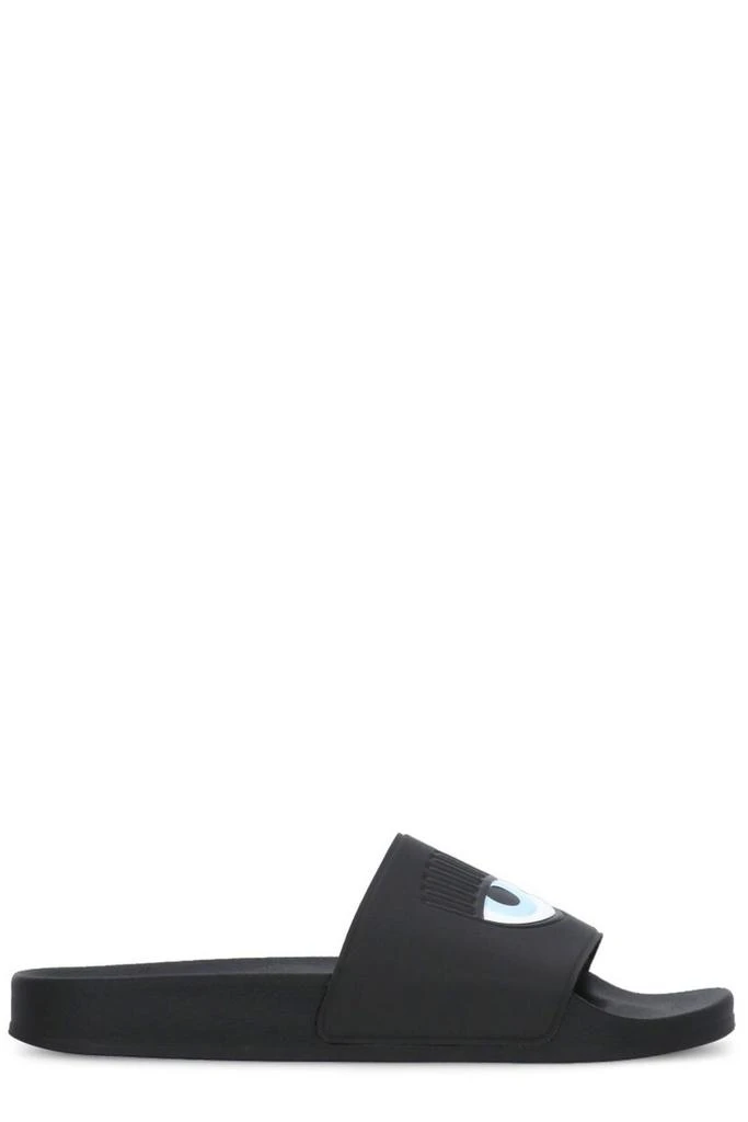 商品Chiara Ferragni|Chiara Ferragni Logo Printed Open-Toe Pool Slides,价格¥612,第1张图片