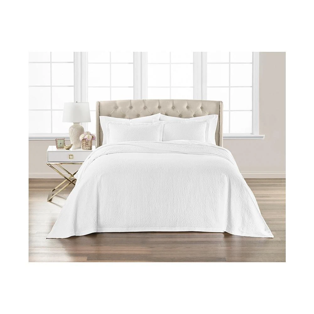 商品Martha Stewart|Scroll Matelasse Bedspread, Queen, Created For Macy's,价格¥409,第3张图片详细描述