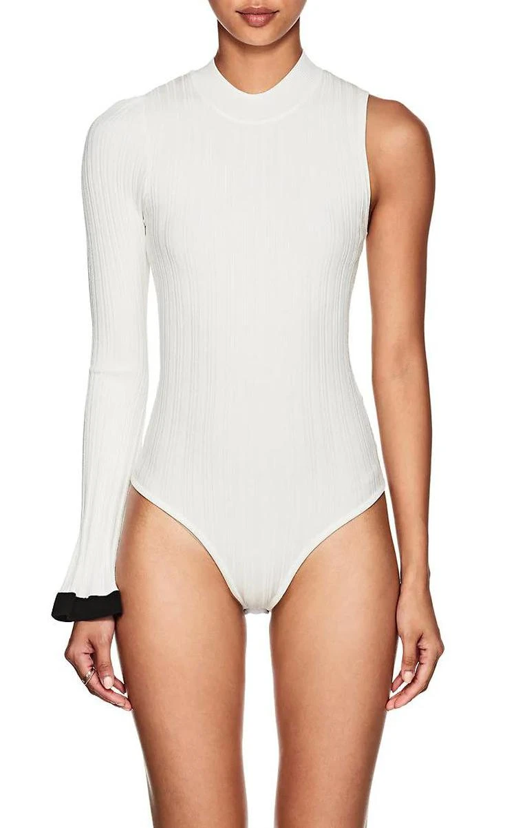 商品Ronny Kobo|Elanie One-Shoulder Bodysuit,价格¥1039,第3张图片详细描述