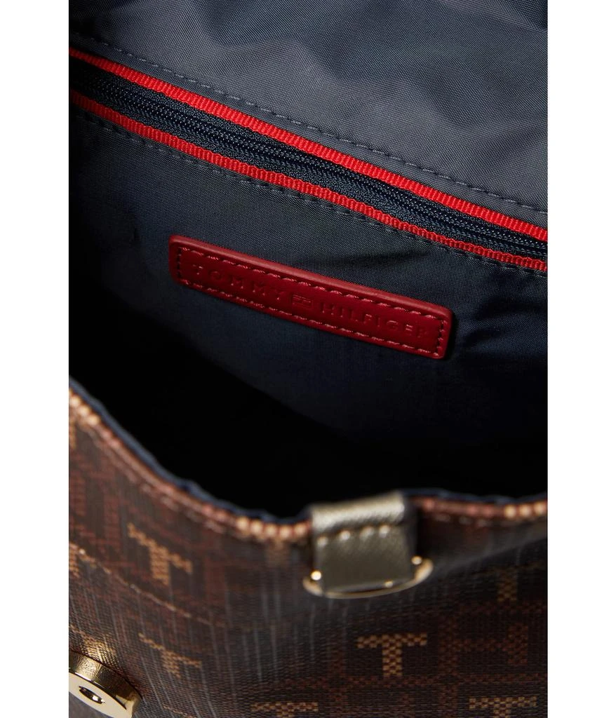 商品Tommy Hilfiger|Kennedy II Flap Backpack w/ Hangoff-Coated Square Monogram,价格¥412,第3张图片详细描述