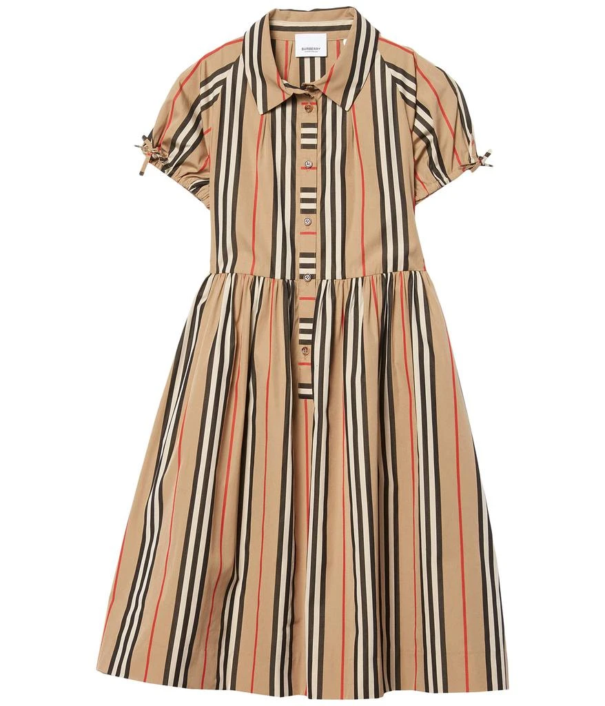 商品Burberry|Icon Stripe Dress (Little Kids/Big Kids),价格¥2605,第1张图片
