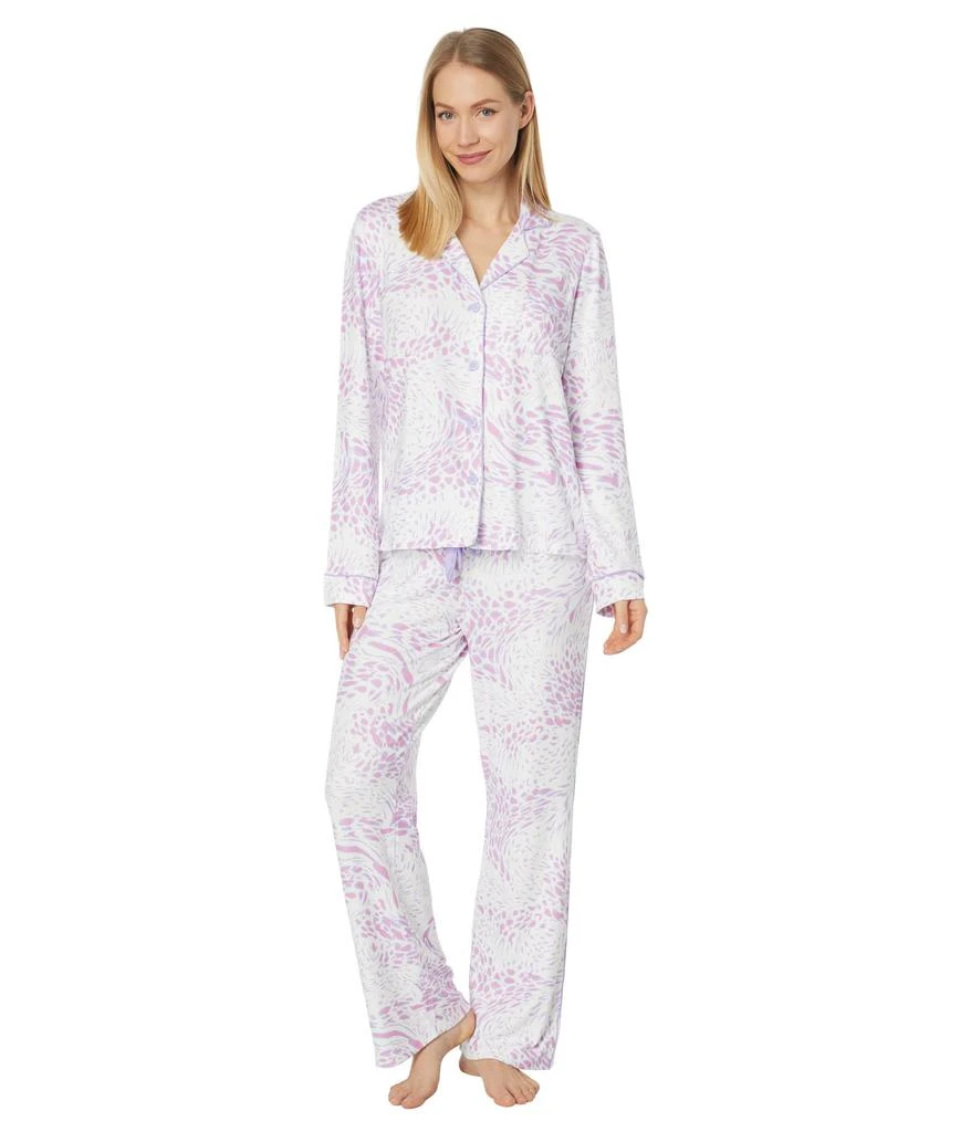 商品P.J. Salvage|Walk The Line Grey Striped PJ Set,价格¥793,第1张图片