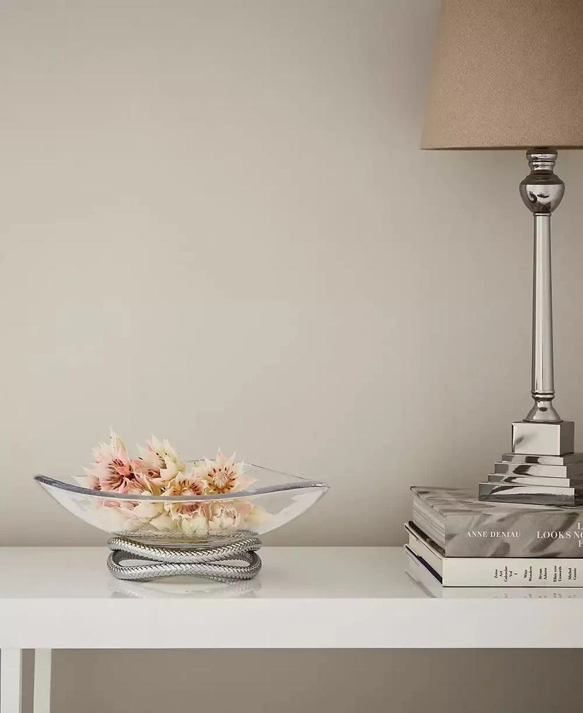 商品Nambé|Nambe Braid 11" Glass Centerpiece Bowl,价格¥793,第5张图片详细描述