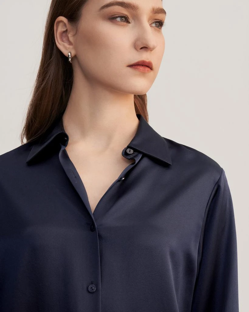 商品LILYSILK|Women's Myrtus Oversized Silk Pajama Set,价格¥1222,第3张图片详细描述