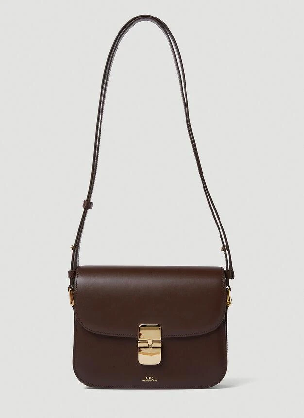 商品A.P.C.|Grace Small Shoulder Bag in Brown,价格¥6243,第1张图片