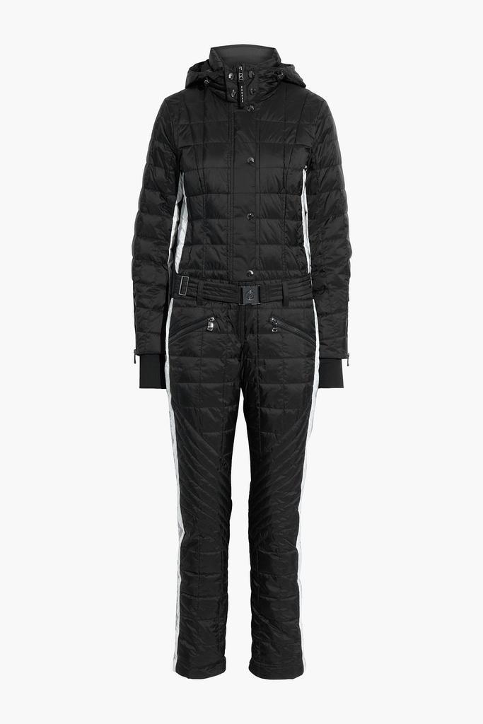 商品Bogner|Grete striped quilted hooded down ski suit,价格¥7877,第1张图片