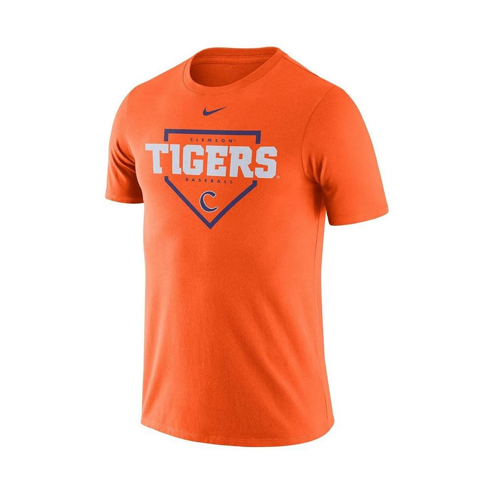 商品NIKE|Men's Orange Clemson Tigers Baseball Plate Performance T-shirt,价格¥224,第2张图片详细描述