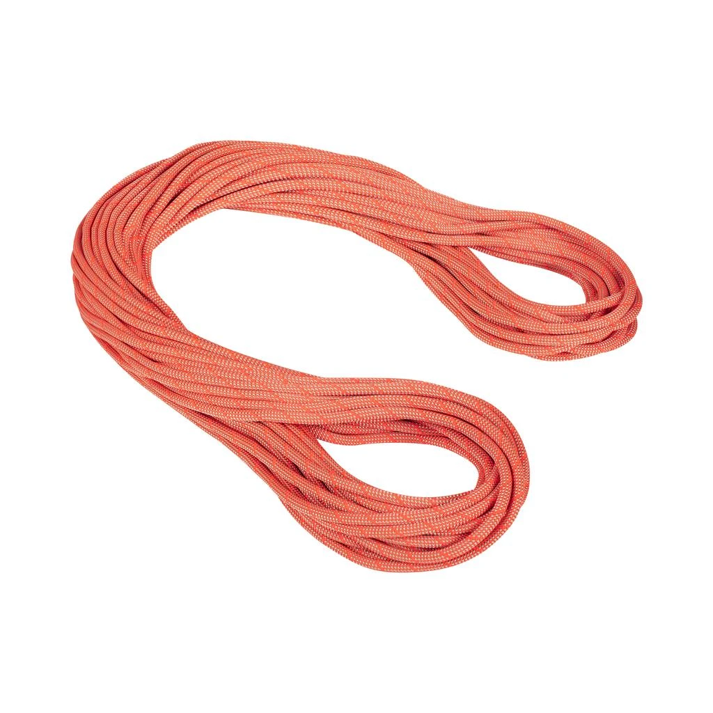 商品Mammut|MAMMUT - 9.8 CRAG CLASSIC ROPE - 60m - Standard, Orange-White,价格¥1300,第1张图片