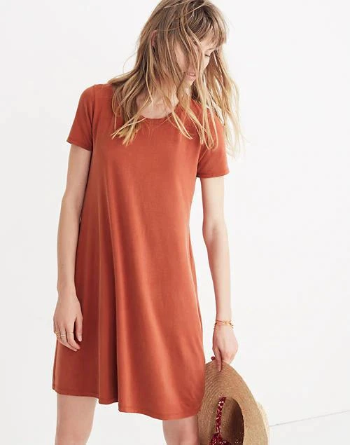 商品Madewell|Sandwashed Swingy T恤连衣裙,价格¥476,第1张图片