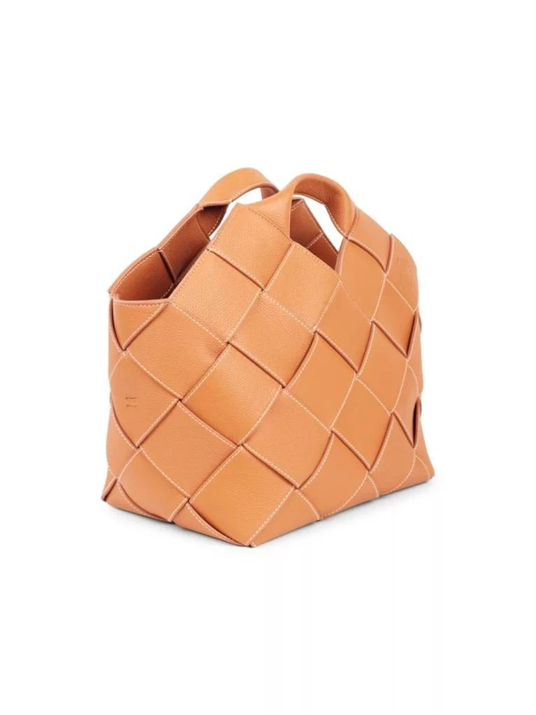商品Loewe|Woven Leather Basket Bag,价格¥27828,第4张图片详细描述
