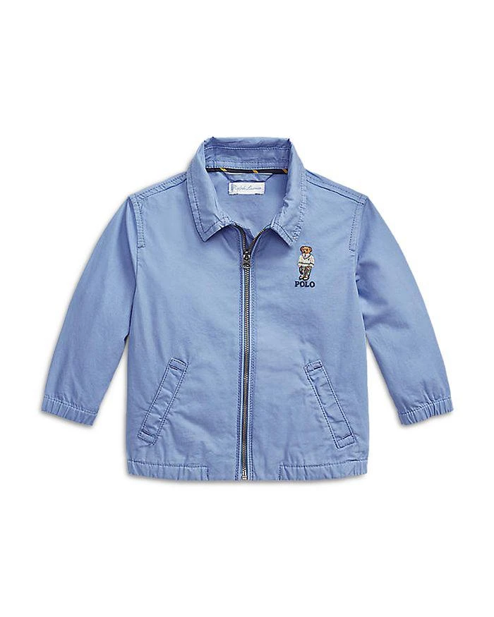 商品Ralph Lauren|Boys' Bayport Polo Bear Cotton Jacket - Baby,价格¥737,第1张图片