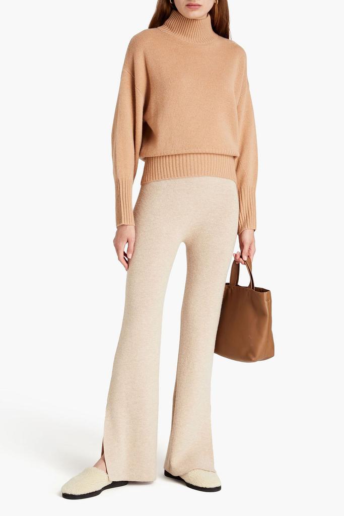 Mélange cashmere turtleneck sweater商品第2张图片规格展示