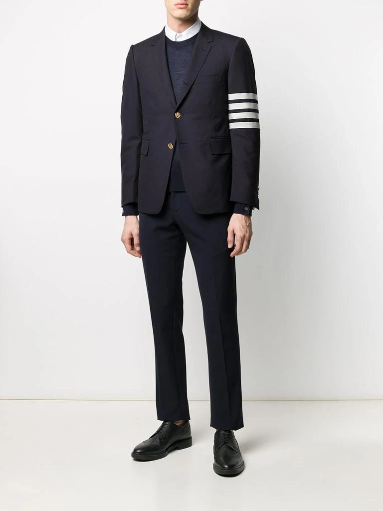 商品Thom Browne|THOM BROWNE MEN CLASSIC SPORT COAT - FIT 1 - W/ 4BAR IN PLAIN WEAVE SUITING,价格¥14617,第3张图片详细描述