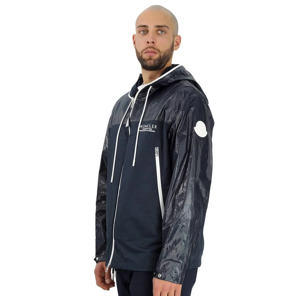 商品Moncler|Men's Navy Vaugirard Logo Hooded Jacket,价格¥5231,第2张图片详细描述