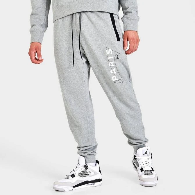 商品Jordan|Men's Jordan Paris Saint-Germain Fleece Jogger Pants,价格¥561,第1张图片