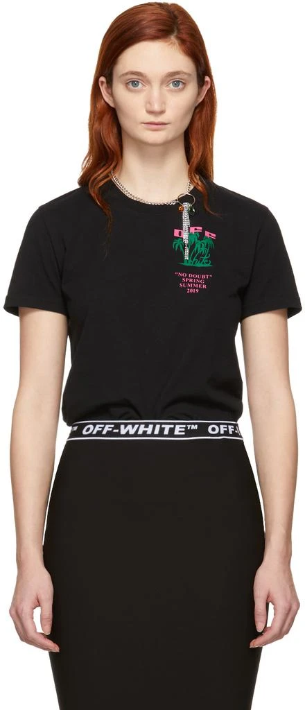 商品Off-White|Black Island Logo T-Shirt,价格¥707,第1张图片