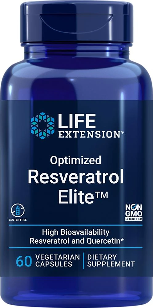 商品Life Extension|Life Extension Optimized Resveratrol Elite™ (60 vegetarian capsules),价格¥172,第1张图片