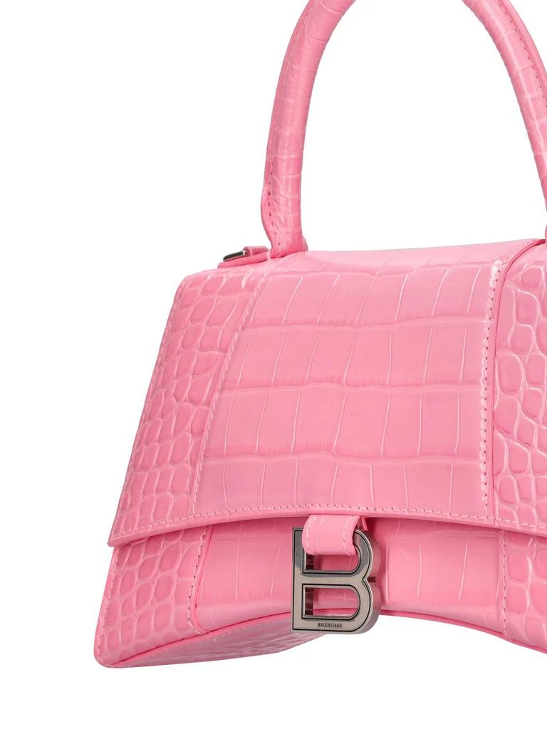 商品Balenciaga|Small Hourglass Embossed Leather Bag,价格¥16239,第4张图片详细描述