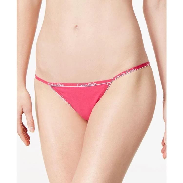 商品Calvin Klein|ID Cotton Thong QF1753,价格¥45,第1张图片