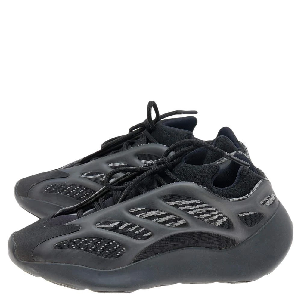 商品[二手商品] YEEZY|Yeezy x Adidas Black Knit Fabric And Rubber 700 V3 Alvah Sneakers Size 39 1/3,价格¥1408,第4张图片详细描述