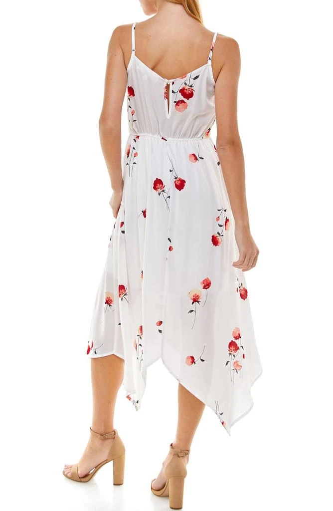 商品ROW A|Floral Handkerchief Hem Sleeveless Dress,价格¥237,第2张图片详细描述
