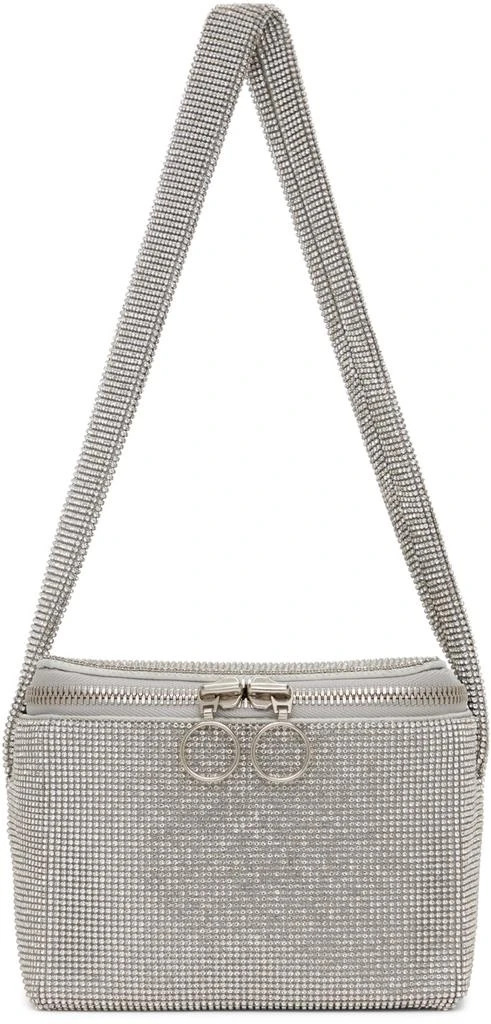 商品Kara|Silver Crystal Mesh Cooler Tote,价格¥1278,第1张图片