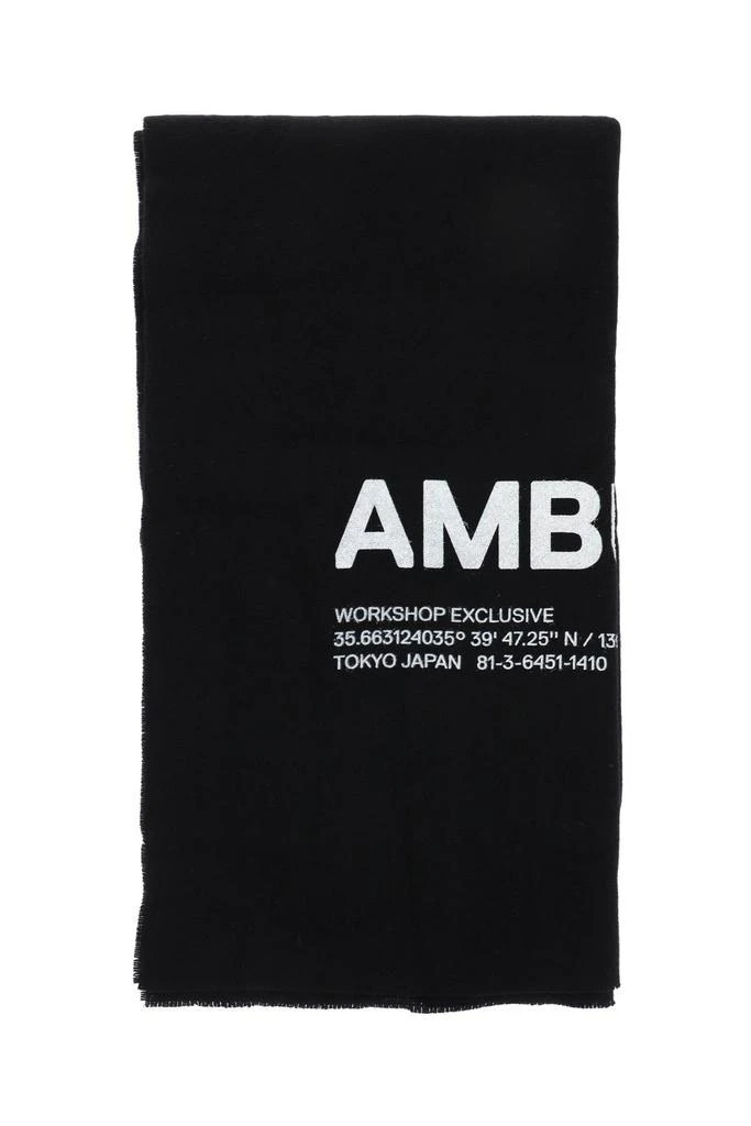 商品Ambush|Ambush wool scarf with logo print,价格¥1060,第1张图片