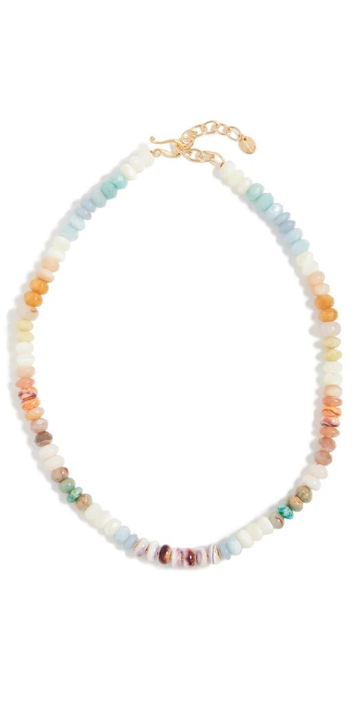 商品Chan Luu|Chan Luu 18k 镀金半宝石项链,价格¥1094,第1张图片