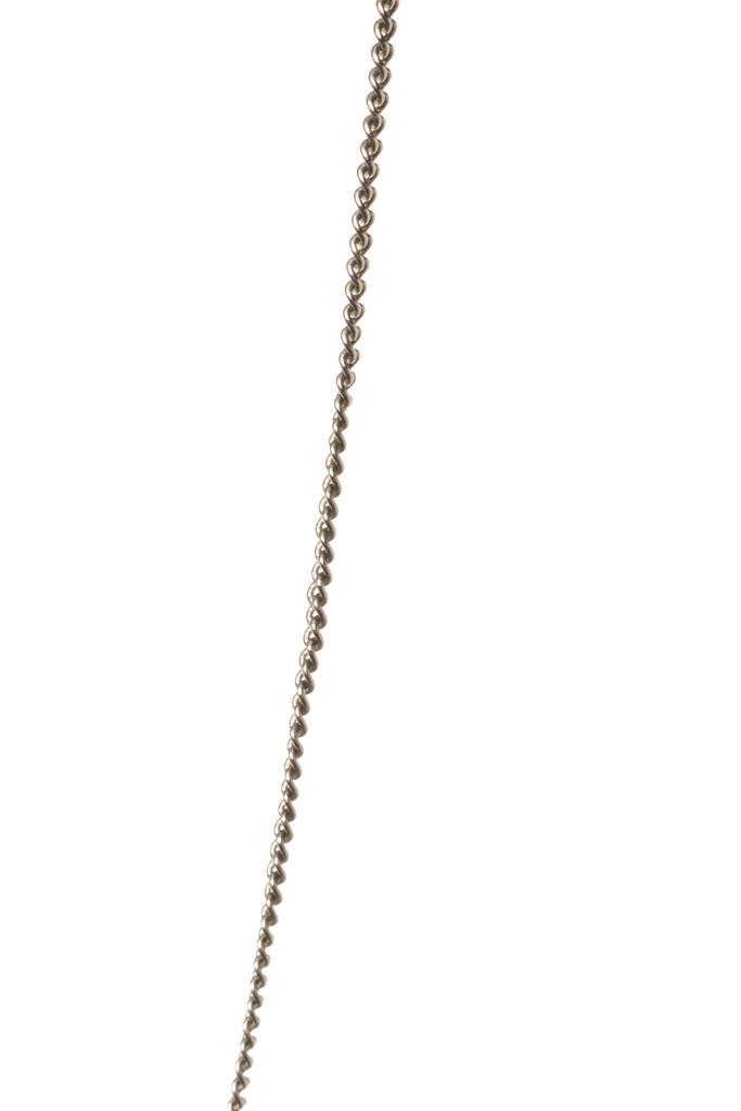 Chanel Silver CC Logo Rhinestone Necklace商品第6张图片规格展示