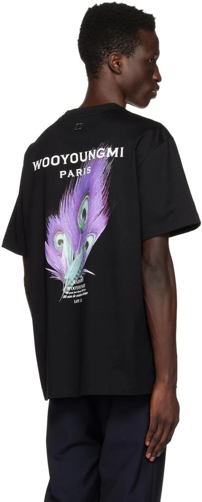 商品Wooyoungmi|Black Feather T-Shirt,价格¥2195,第3张图片详细描述