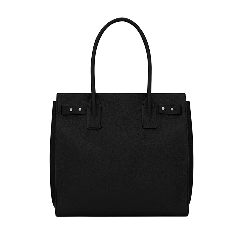 SAINT LAURENT PARIS/圣罗兰 YSL NORTH/SOUTH系列男士黑色粒面小牛皮锁头手提斜挎单肩包647168DTI0E1000 商品