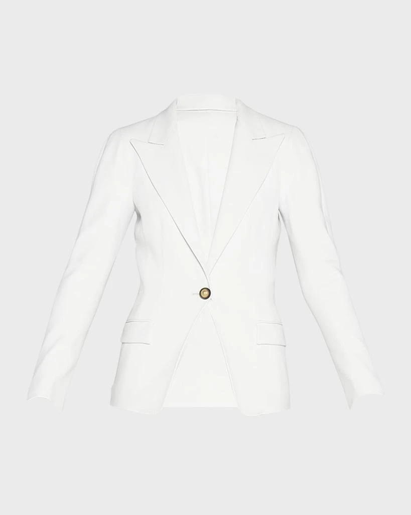 商品Giorgio Armani|Viscose Cady Single-Breasted Blazer,价格¥20050,第2张图片详细描述