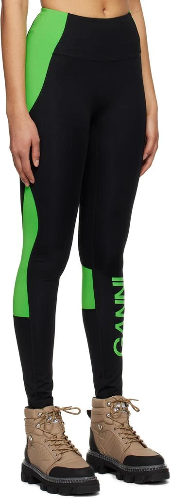 商品Ganni|黑色 Active Ultra 紧身裤,价格¥1378,第2张图片详细描述