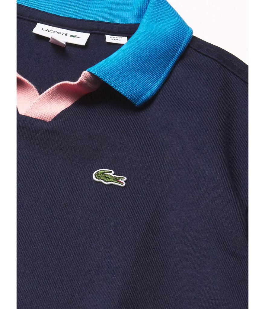 Girls' Short Sleeve Semi Fancy Buttonless Polo Shirt商品第2张图片规格展示
