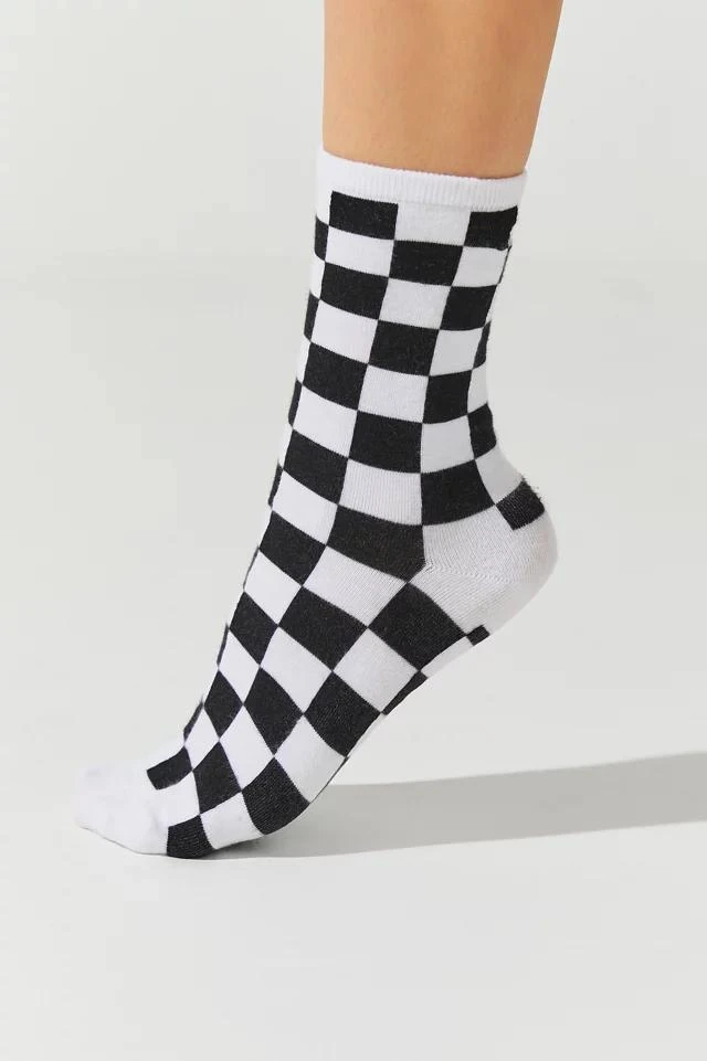 商品Vans|Vans Ticker Checkerboard Crew Sock,价格¥38,第4张图片详细描述