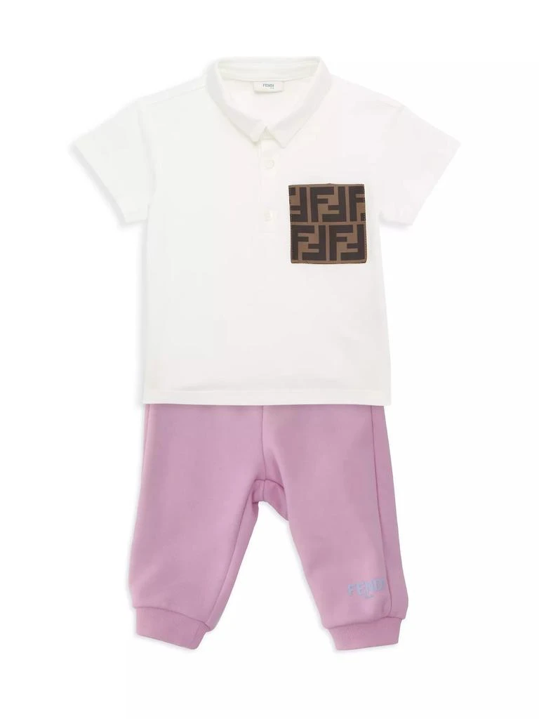 商品Fendi|Baby Boy's FF Polo Shirt,价格¥2165,第2张图片详细描述