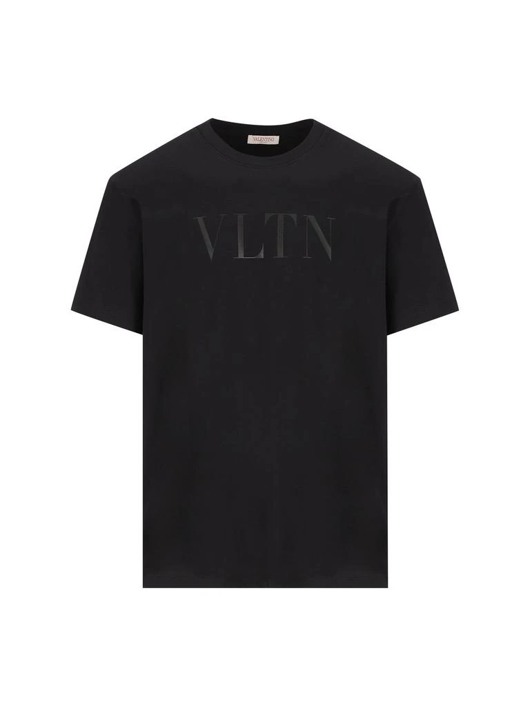 商品Valentino|Valentino VLTN Logo Printed Crewneck T-Shirt,价格¥1781,第1张图片