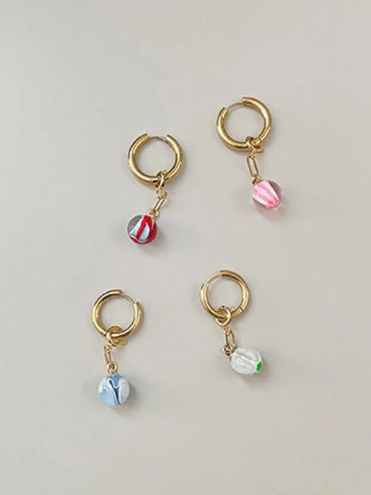 商品August Harmony|Retro Ball Pendant_6color,价格¥348,第3张图片详细描述