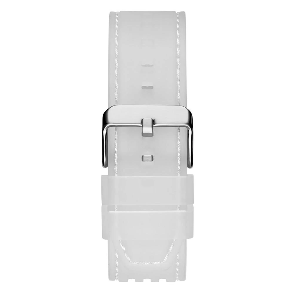 商品GUESS|Men's Clear Silicone Multi-Function Watch 44mm,价格¥1012,第3张图片详细描述