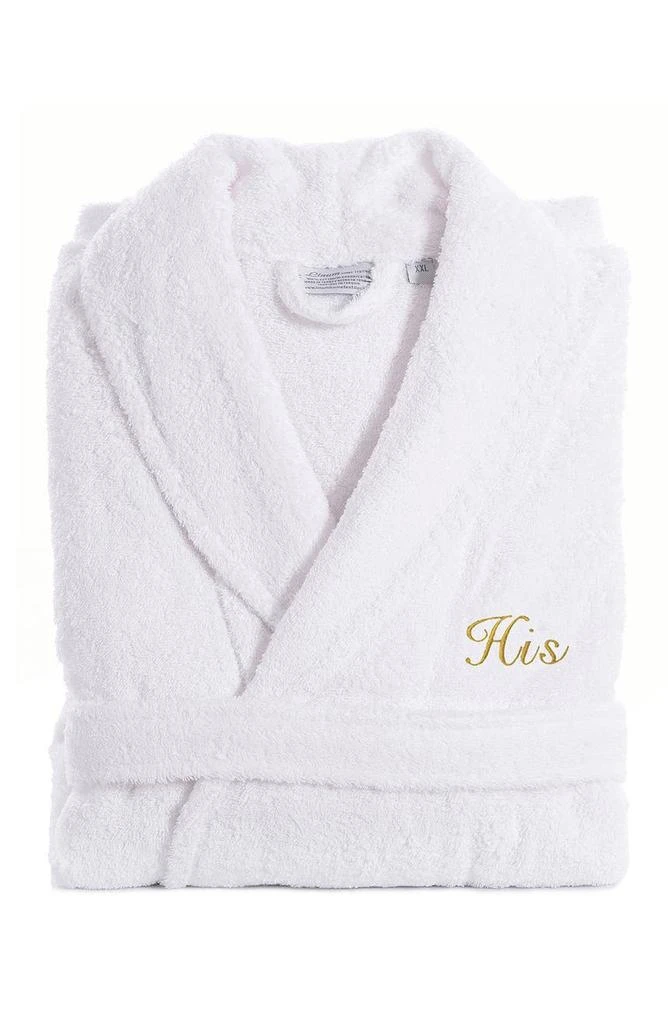 商品Linum Home Textiles|Embroidered 'His' Terry Bathrobe,价格¥640,第3张图片详细描述