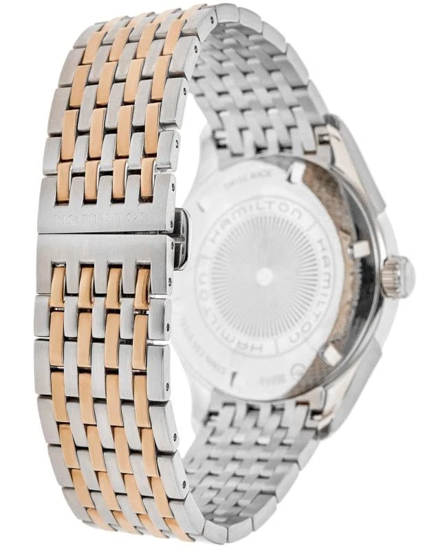 商品Hamilton|Hamilton American Classic Valiant Auto White Dial Two-Tone Steel Men's Watch H39525214,价格¥3961,第4张图片详细描述