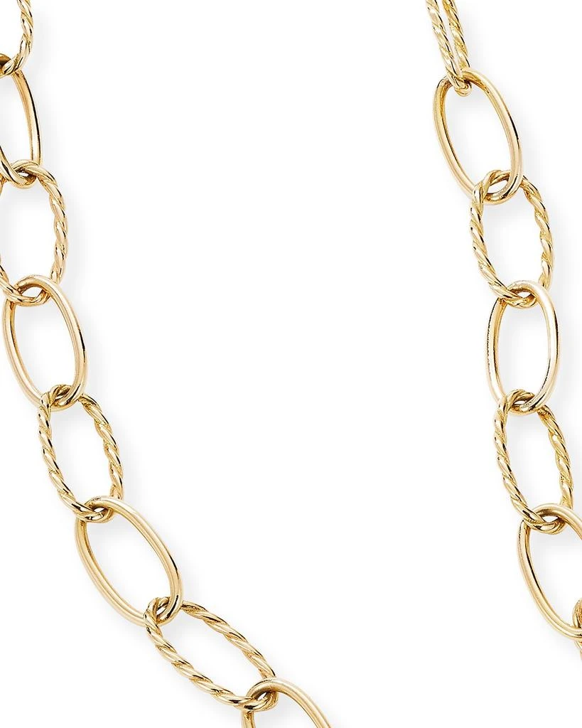 商品David Yurman|Elongated Oval Link Necklace in 18K Gold, 6mm, 18"L,价格¥20856,第2张图片详细描述