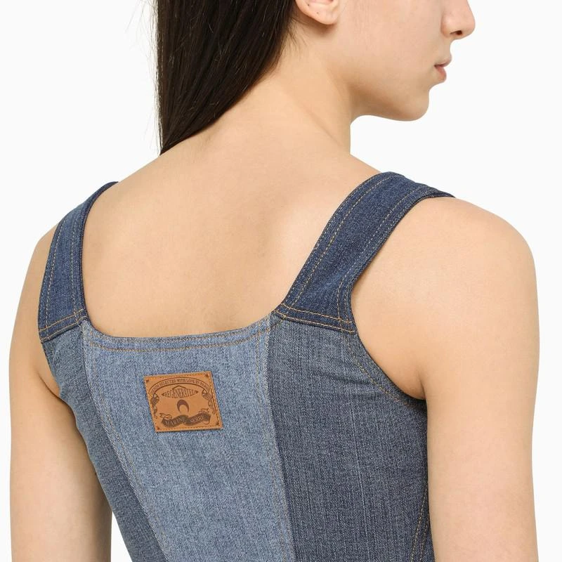 商品MARINE SERRE|DENIM CORSET TOP,价格¥2882,第4张图片详细描述