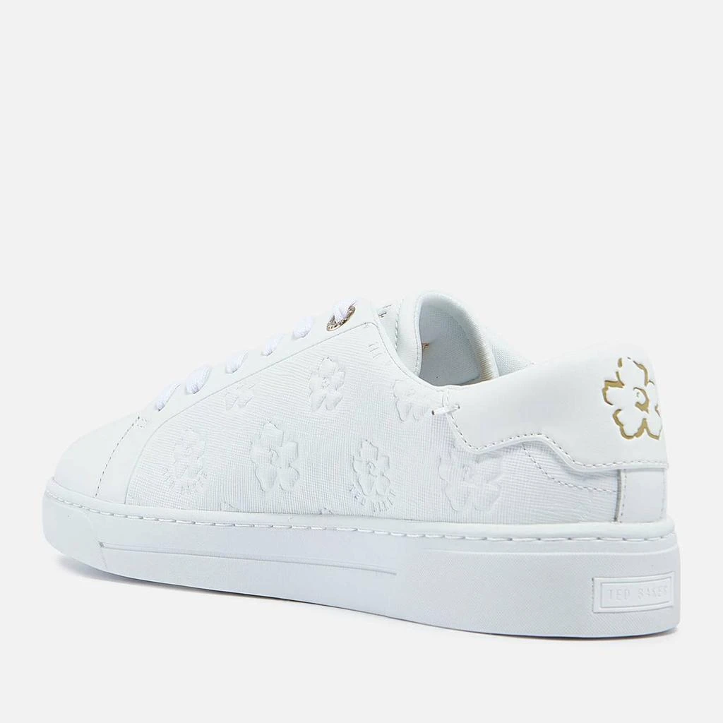 商品Ted Baker London|TED BAKER TALIY FLORAL PRINT LEATHER CUPSOLE TRAINERS,价格¥622,第2张图片详细描述