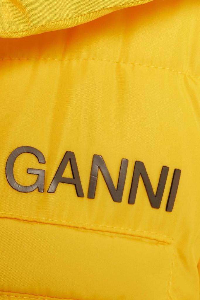 商品Ganni|Zip-detailed quilted shell hooded down jacket,价格¥1361,第4张图片详细描述